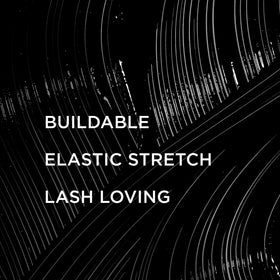 IT Cosmetics mascara texture swipe showing smooth pigmented formula for even coverage