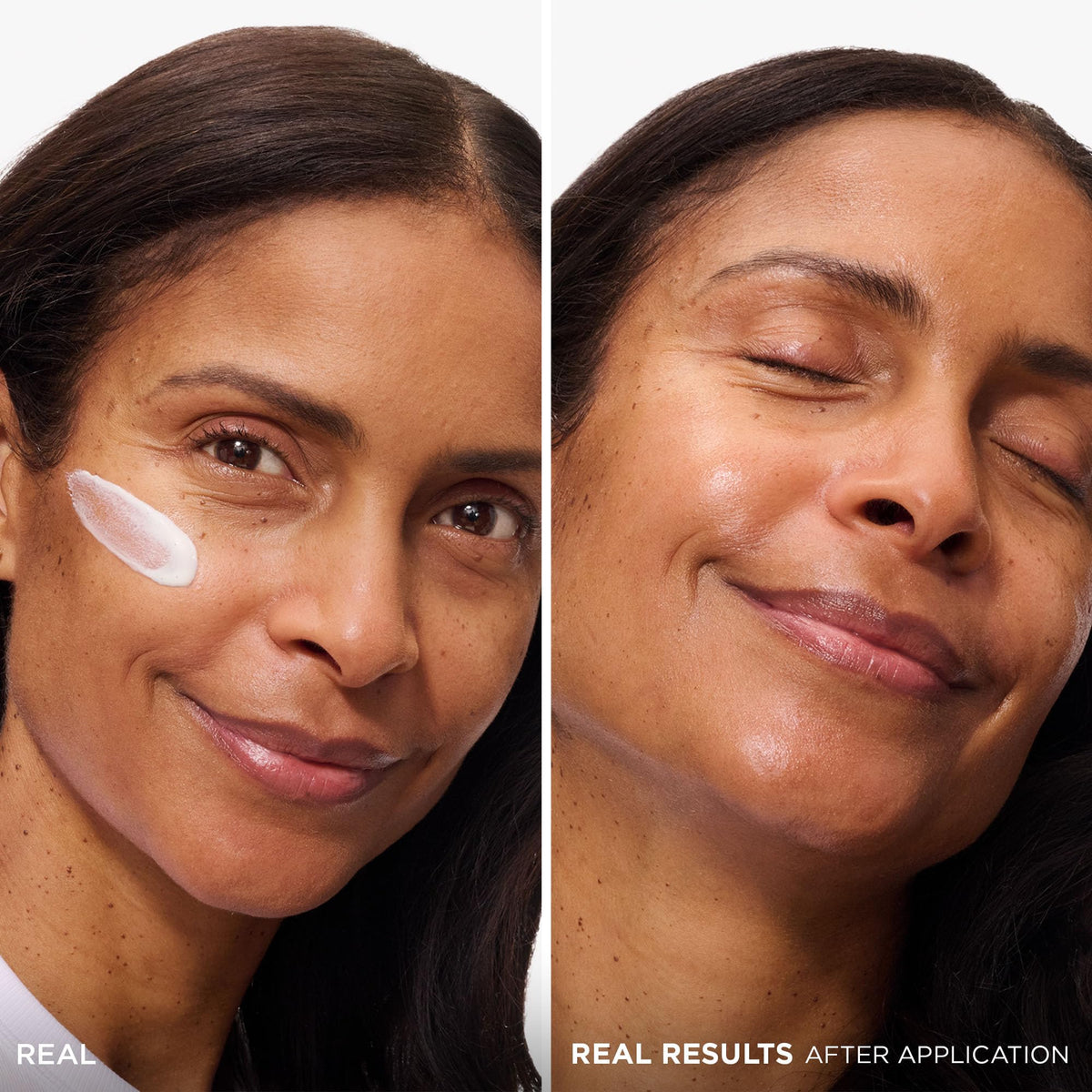 IT Cosmetics texture close-up showing clear serum-gel and lightweight hydration benefit