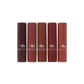 Italia Deluxe five shades arranged top view highlighting shade range and color coordination