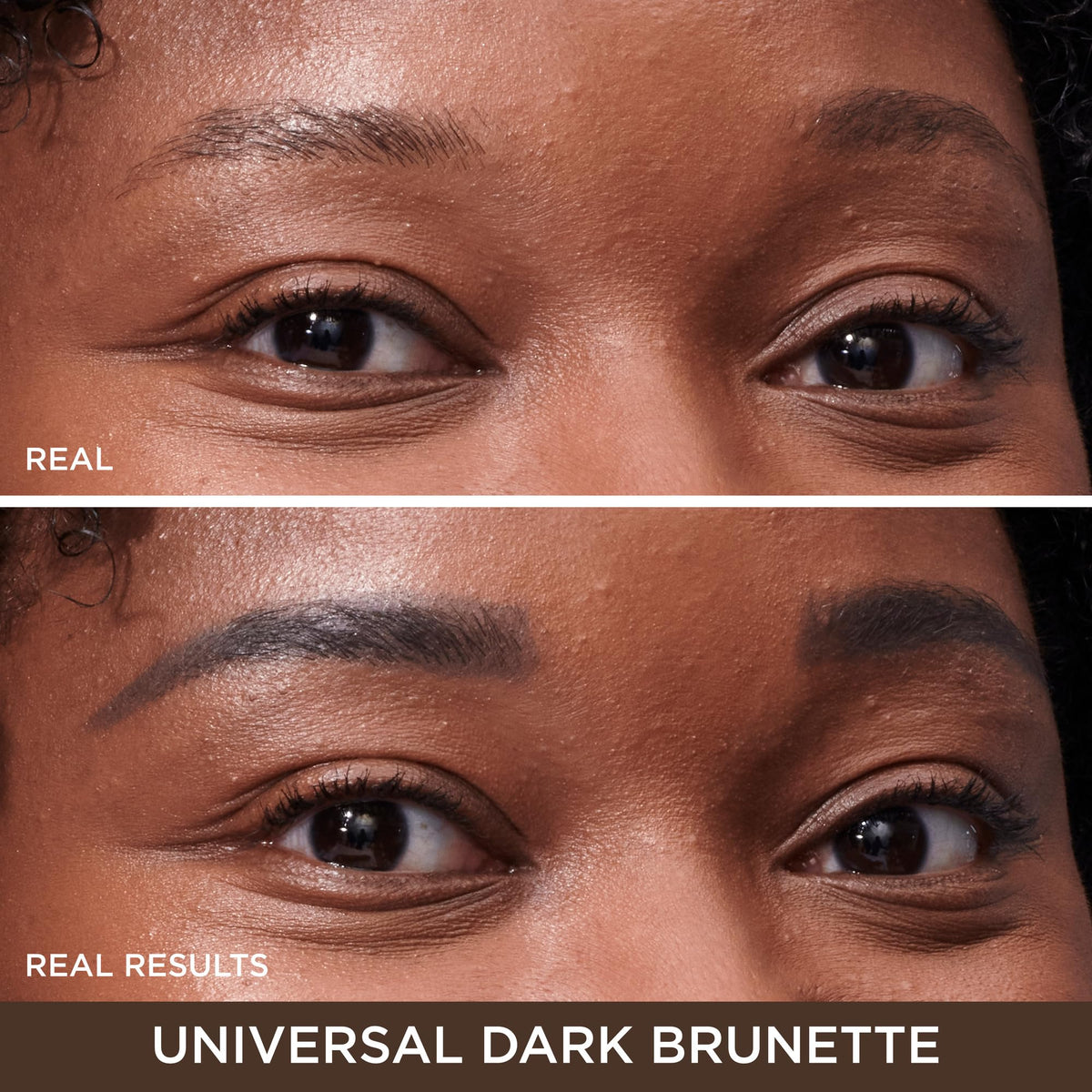 IT Cosmetics Brow Power oval tip closeup demonstrating hairlike strokes for natural finish
