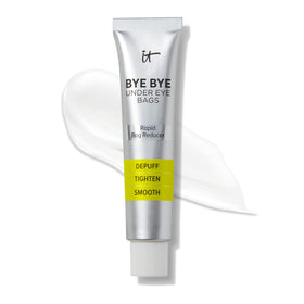 IT Cosmetics front packaging showing product name and compact jar benefit quick use