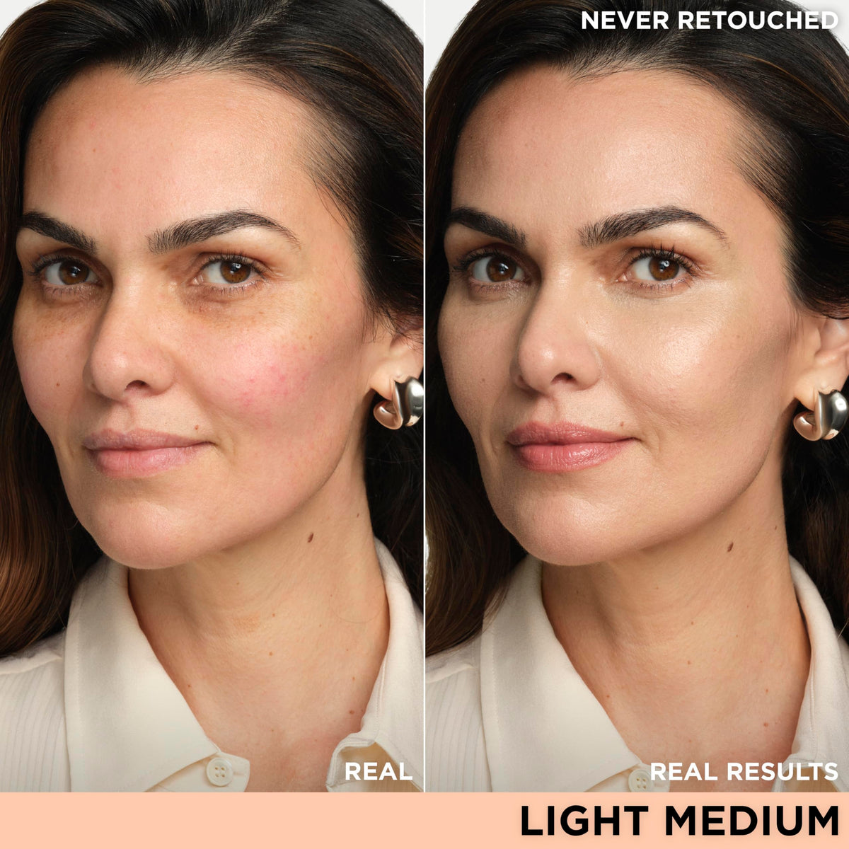 IT Cosmetics texture close-up highlighting hydrating creamy finish
