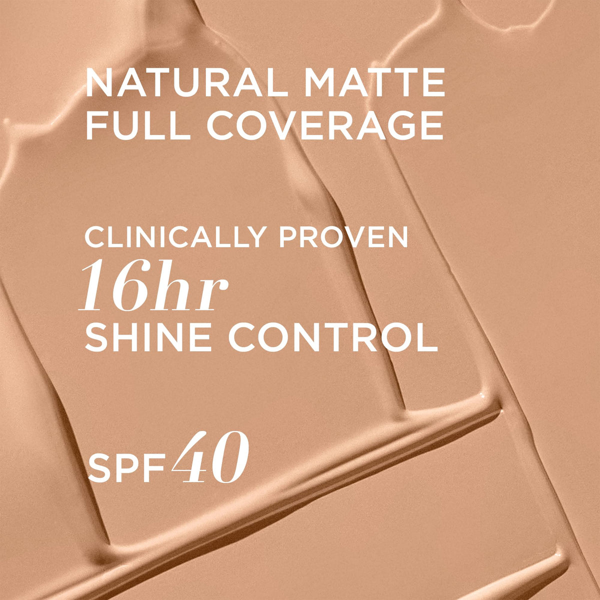 IT Cosmetics pump dispensing a swatch to show texture and buildable, full coverage