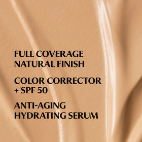 Close-up texture of IT Cosmetics CC+ Cream demonstrating smooth, hydrating finish