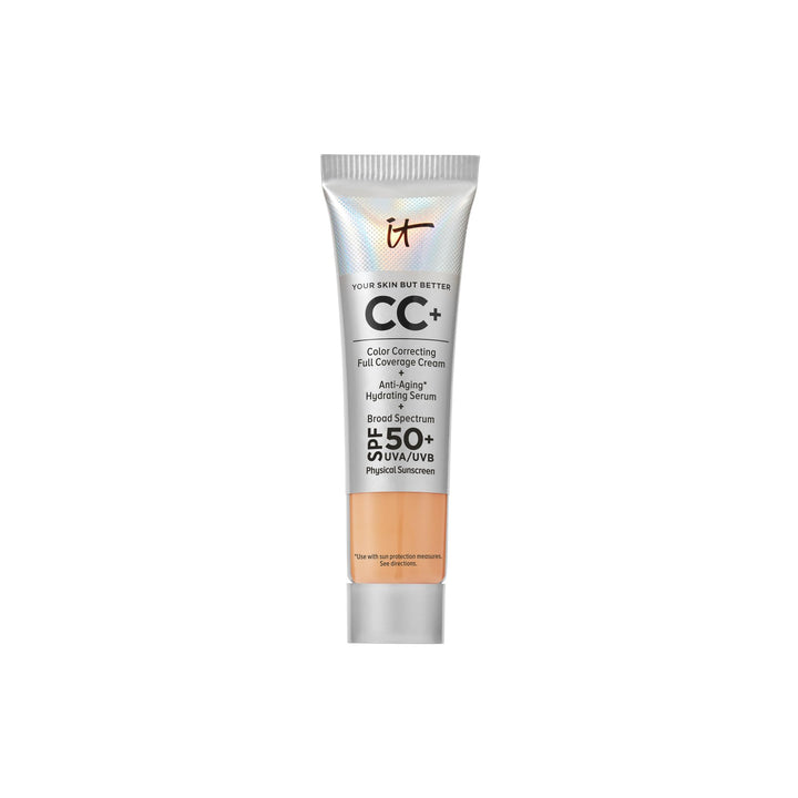 IT Cosmetics front tube image showing compact travel-friendly size and coverage benefit