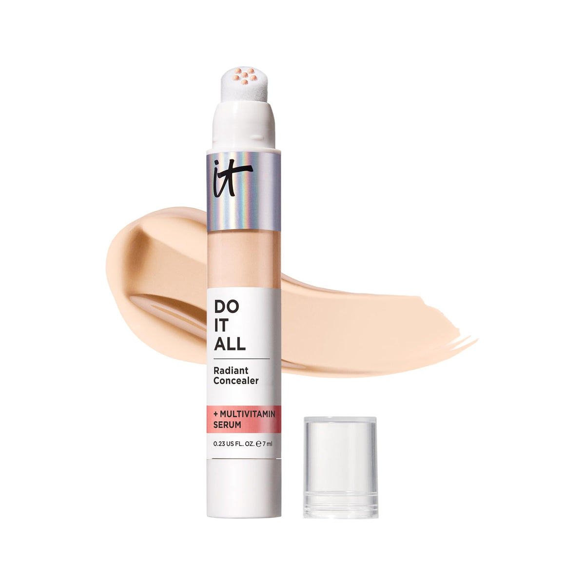 IT Cosmetics front packaging showing product and shade benefit