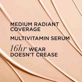 IT Cosmetics texture swirl highlighting silky, hydrating radiant finish