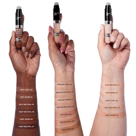 IT Cosmetics packaging label close-up highlighting active ingredient list