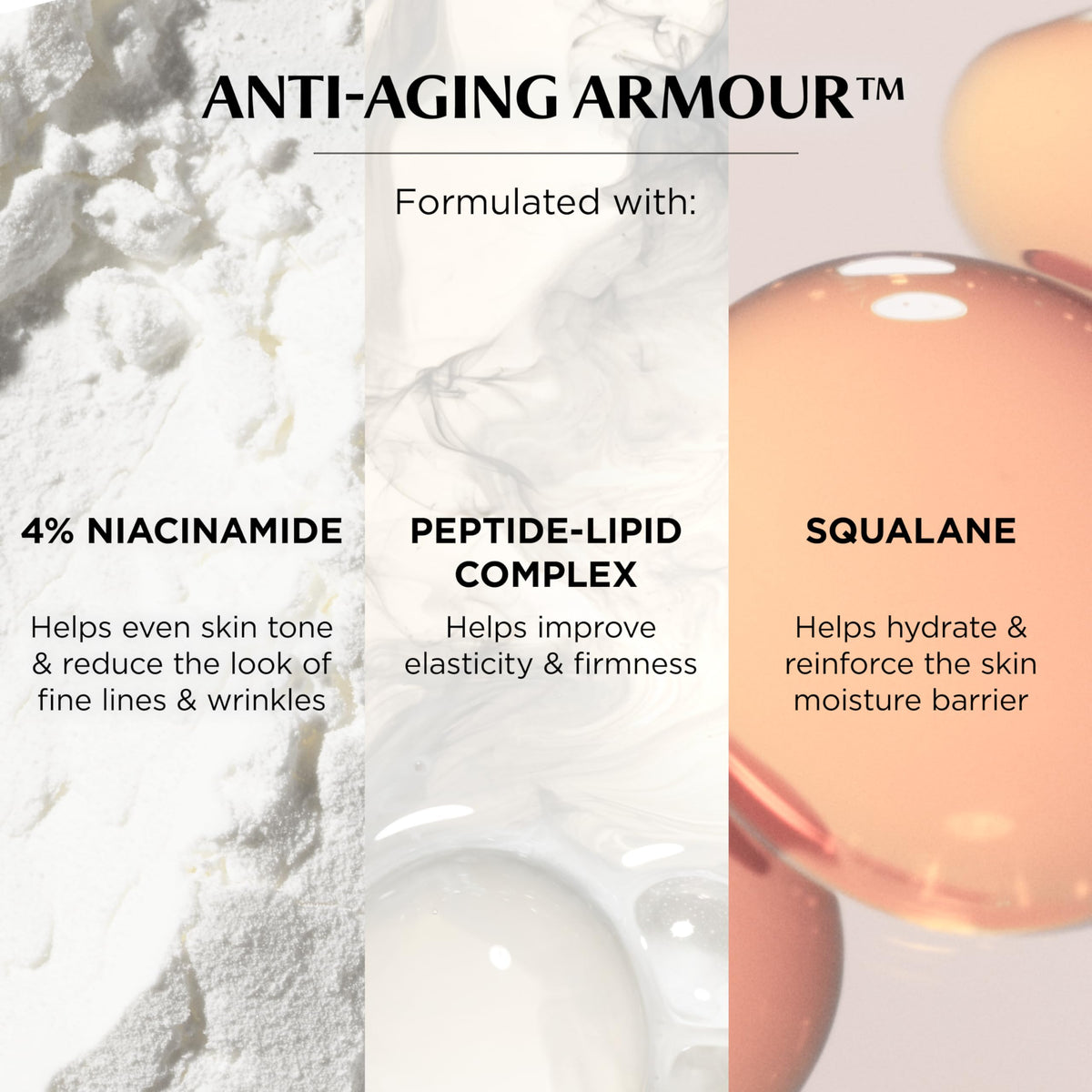 IT Cosmetics side-by-side before and after showing improved skin texture