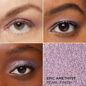 IT Cosmetics Superhero Epic Amethyst stick texture close-up illustrating smooth glide and blendability