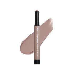 IT Cosmetics taupe shadow stick front packaging showing compact design and portability