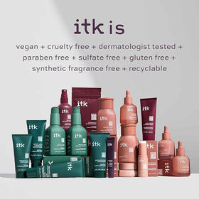 ITK lifestyle bathroom scene showing cleanser integrated into routine