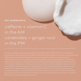 ITK ceramide night cream jar open showing rich nourishing texture