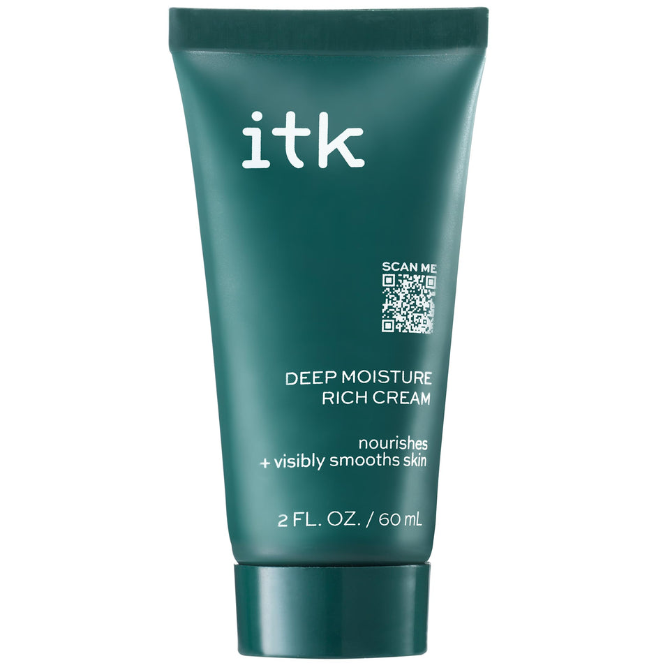 ITK deep moisture jar front view shows packaging and hydrating benefit