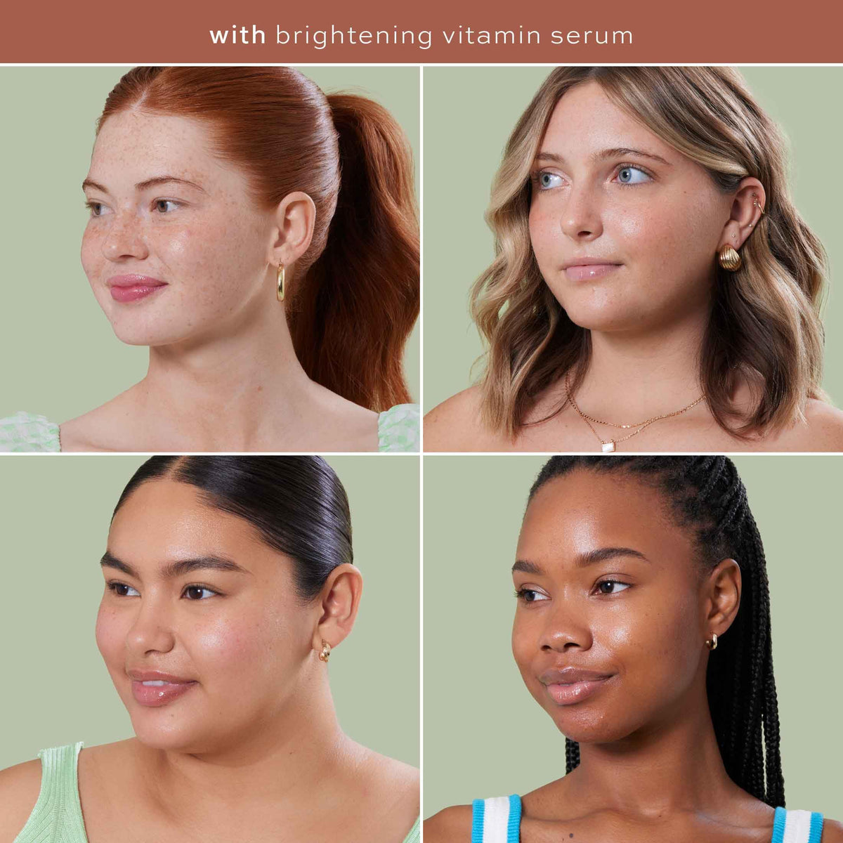ITK Brightening Vitamin Serum on bathroom shelf in lifestyle setting for routine integration