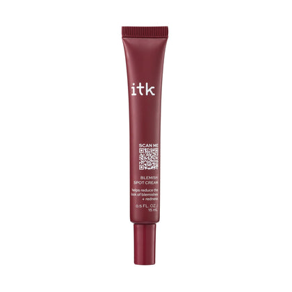 ITK front packaging showing compact 0.5oz tube and branding for travel convenience