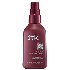 ITK salicylic acid spray front packaging showing bottle and label benefit