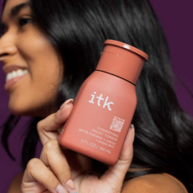 ITK milky toner texture close-up demonstrating lightweight hydration and non-greasy finish