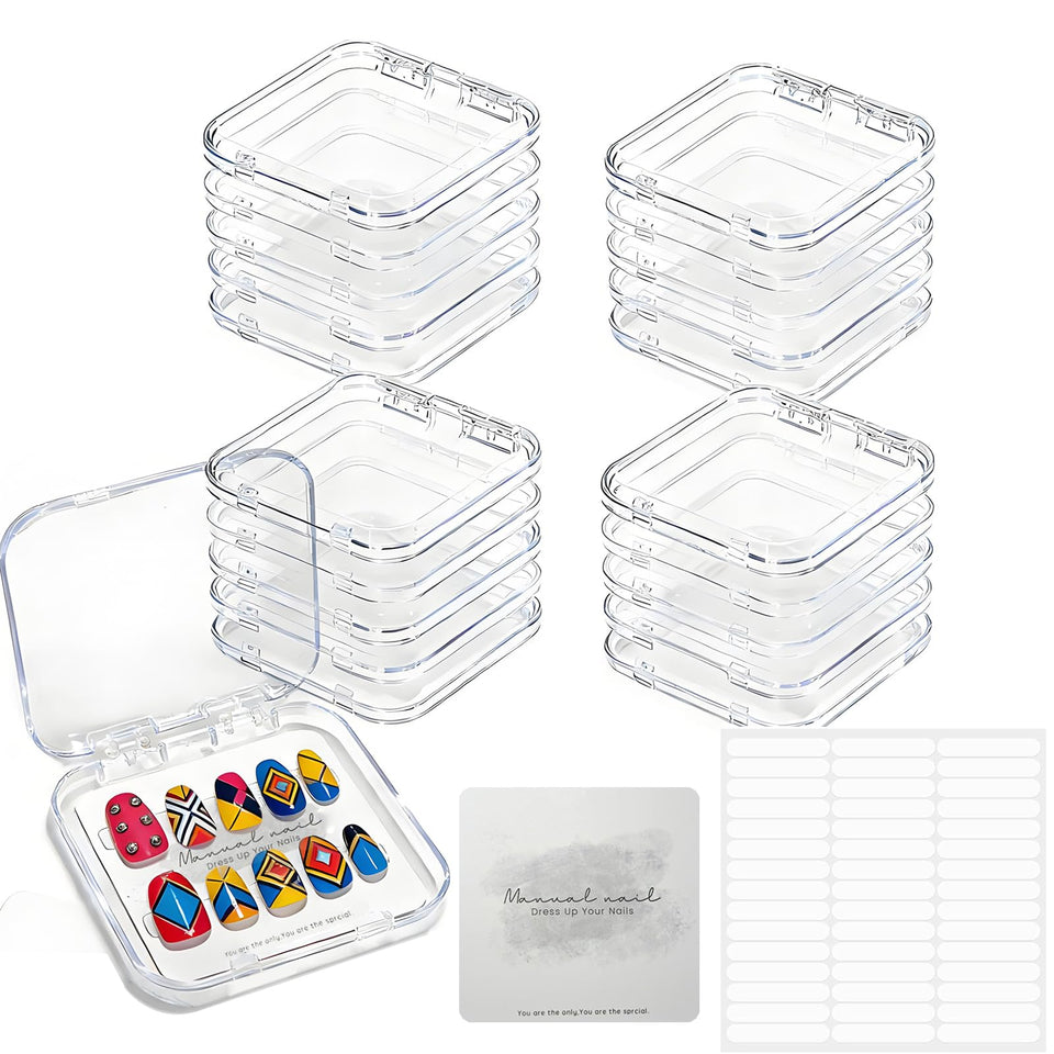 ITQUTC front view of clear nail box showing professional presentation benefit