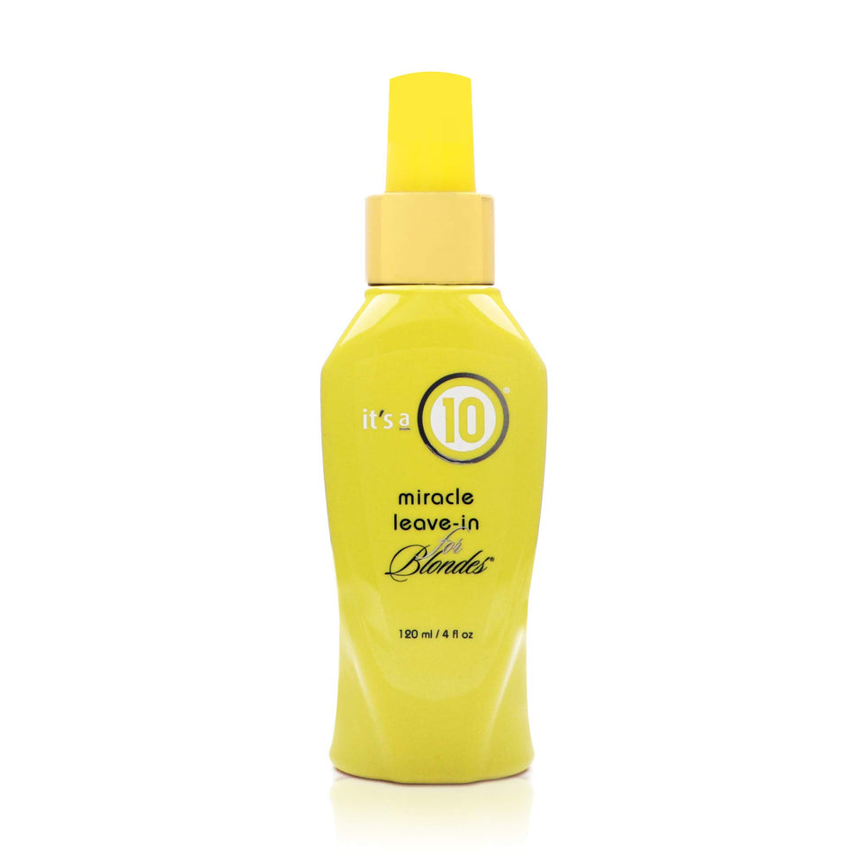 It's a 10 Haircare front packaging showing the 4 fl oz bottle and label benefit