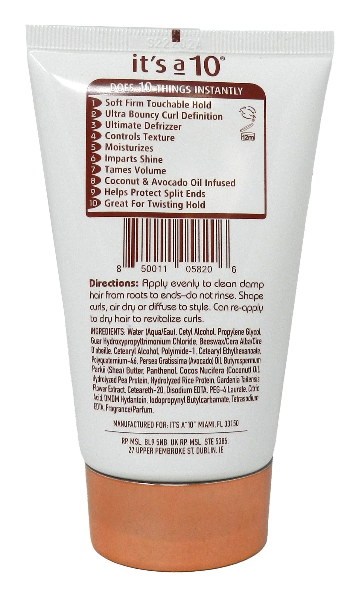 It's a 10 Haircare cream texture on fingertip showing smooth, spreadable consistency for easy application