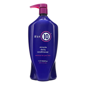 It's a 10 conditioner texture close-up showing creamy hydration for smoother hair