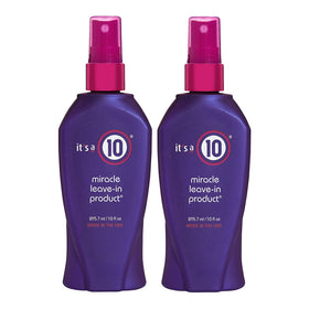 It's a 10 front packaging two 10 oz bottles showing product details and convenience