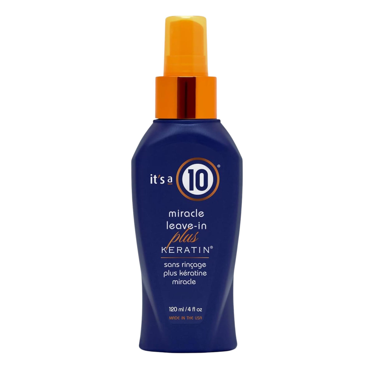 It's a 10 front packaging showing two 4 oz bottles and clear product benefits