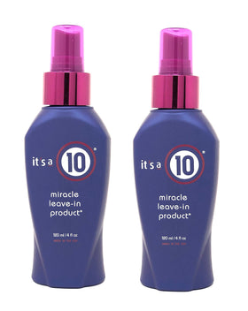 It's a 10 Haircare front packaging showing two 4 fl oz bottles and product benefits