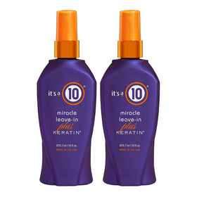 It's a 10 Haircare front packaging showing two 10 fl oz bottles and product benefits