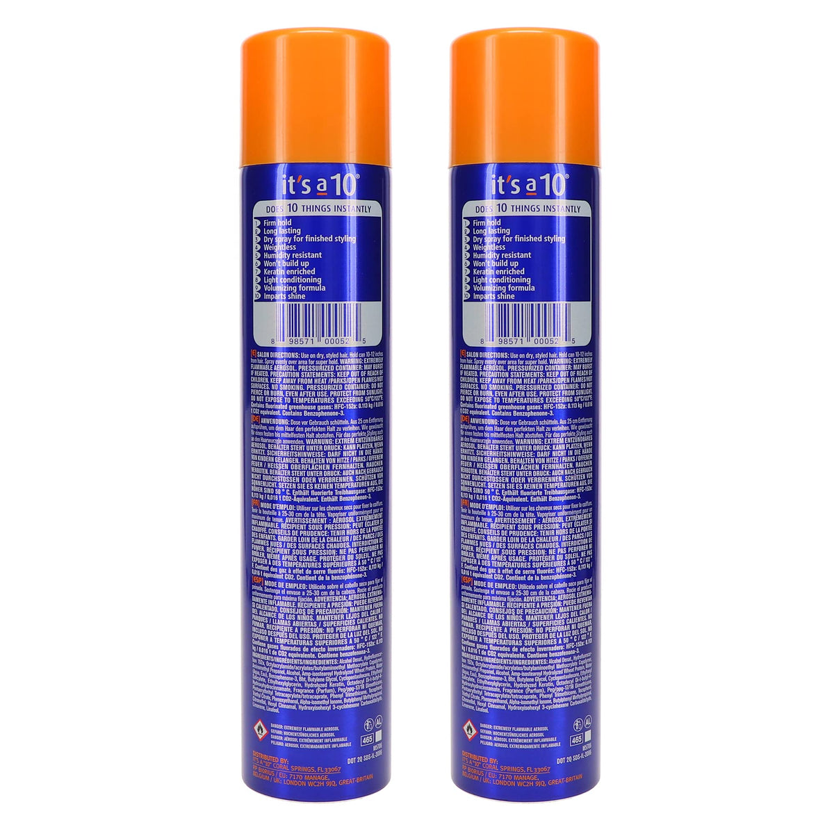 It's a 10 keratin ingredient visual highlighting strengthening and smoothing benefits