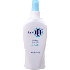 It's A 10 front packaging showing lightweight 10 oz bottle for easy styling