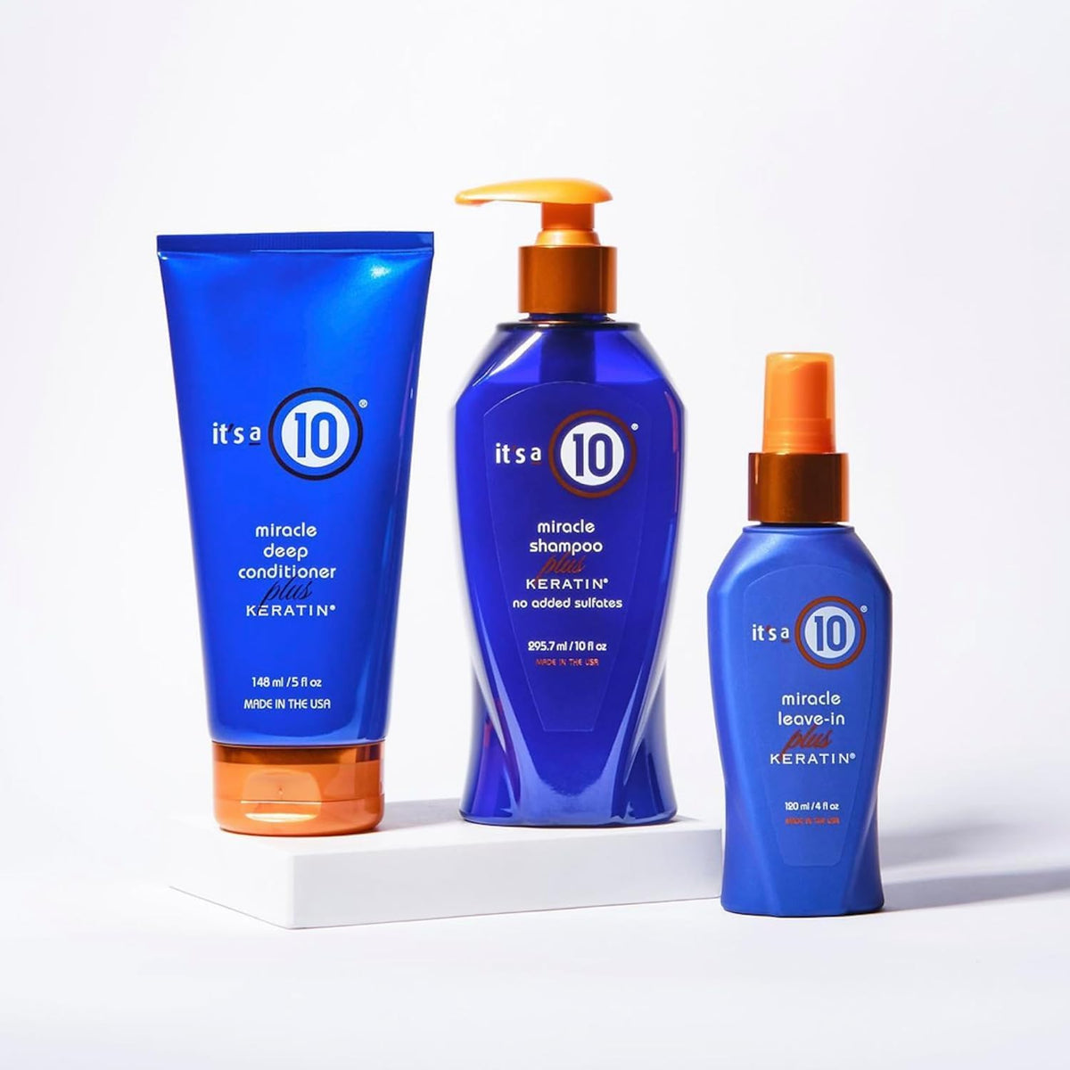 It's a 10 lifestyle image of smooth styled hair showing strengthened shine