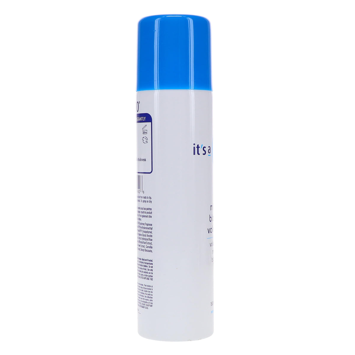 It's A 10 finished styled hair showing added shine and touchable thickness