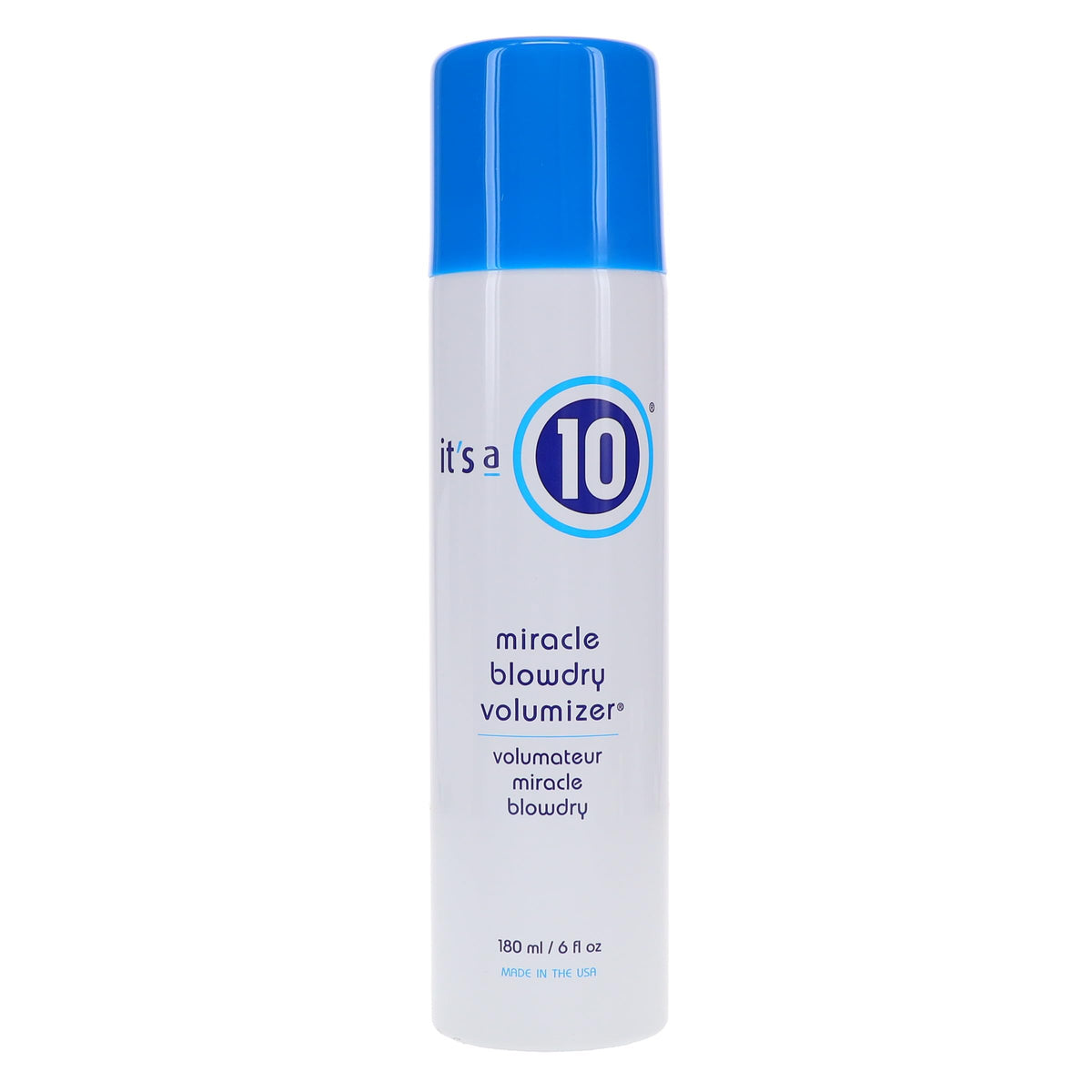 It's A 10 front bottle shot showing label and 6 oz size, clear product benefit