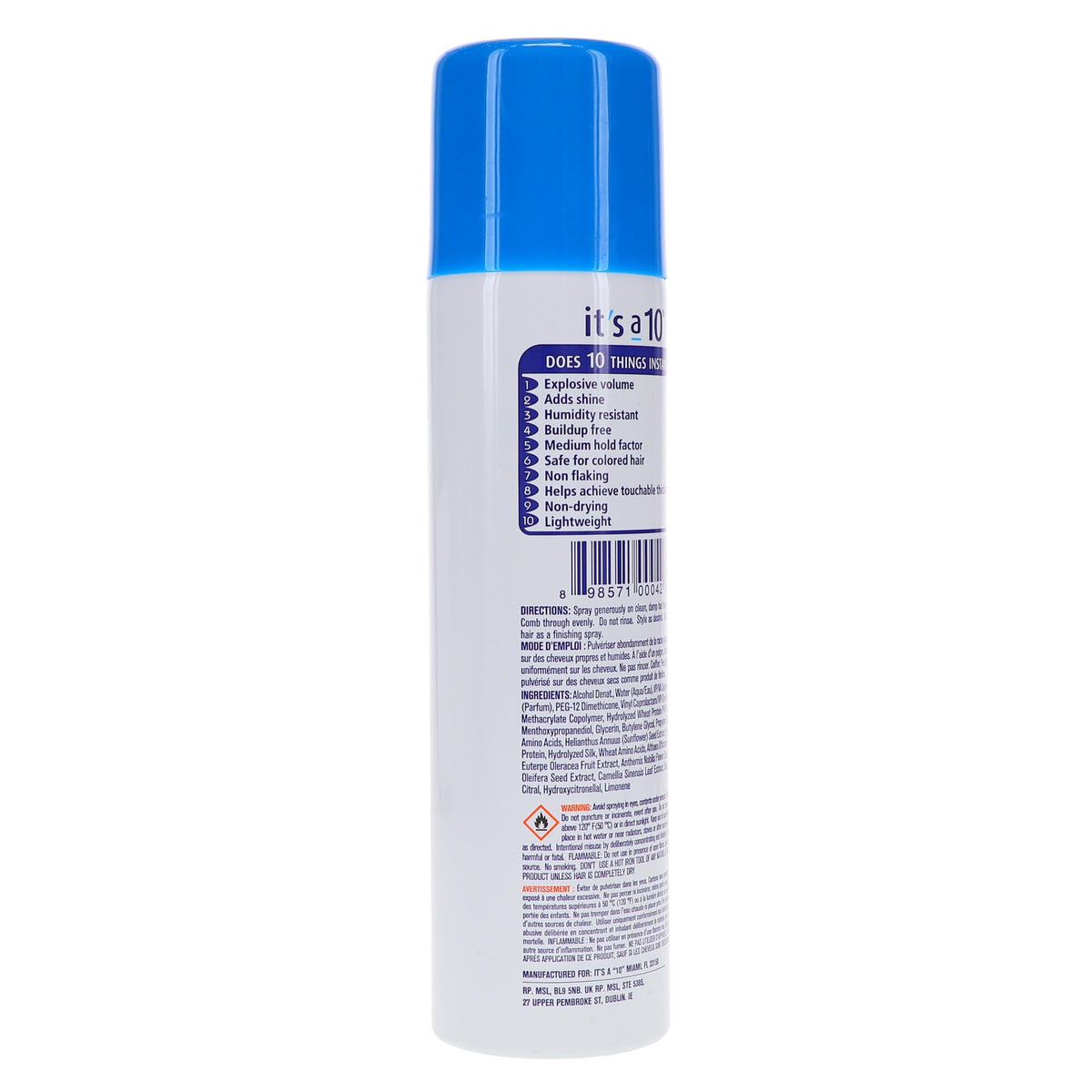 It's A 10 applying at roots on damp hair to create instant lift and volume