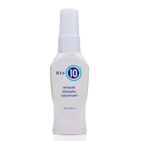 It’s a 10 front bottle image showing compact packaging and easy travel benefit