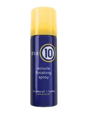 It's A 10 front packaging showing 1.7 oz bottle and brand logo, delivers lightweight shine