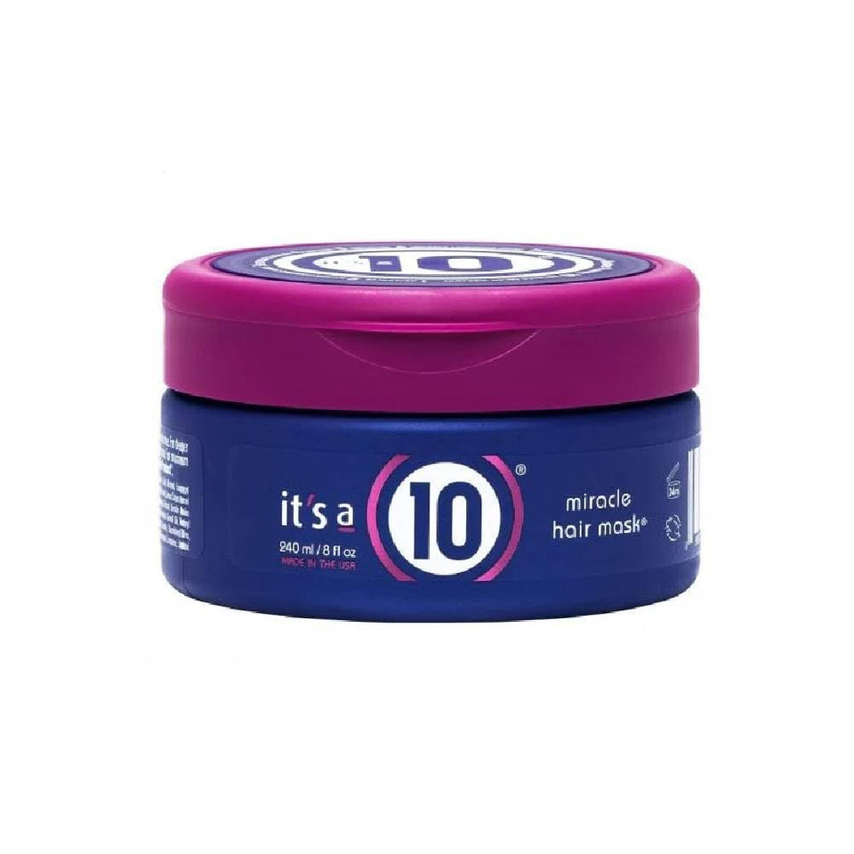 It's a 10 front packaging showing jar and label for visible conditioning benefits
