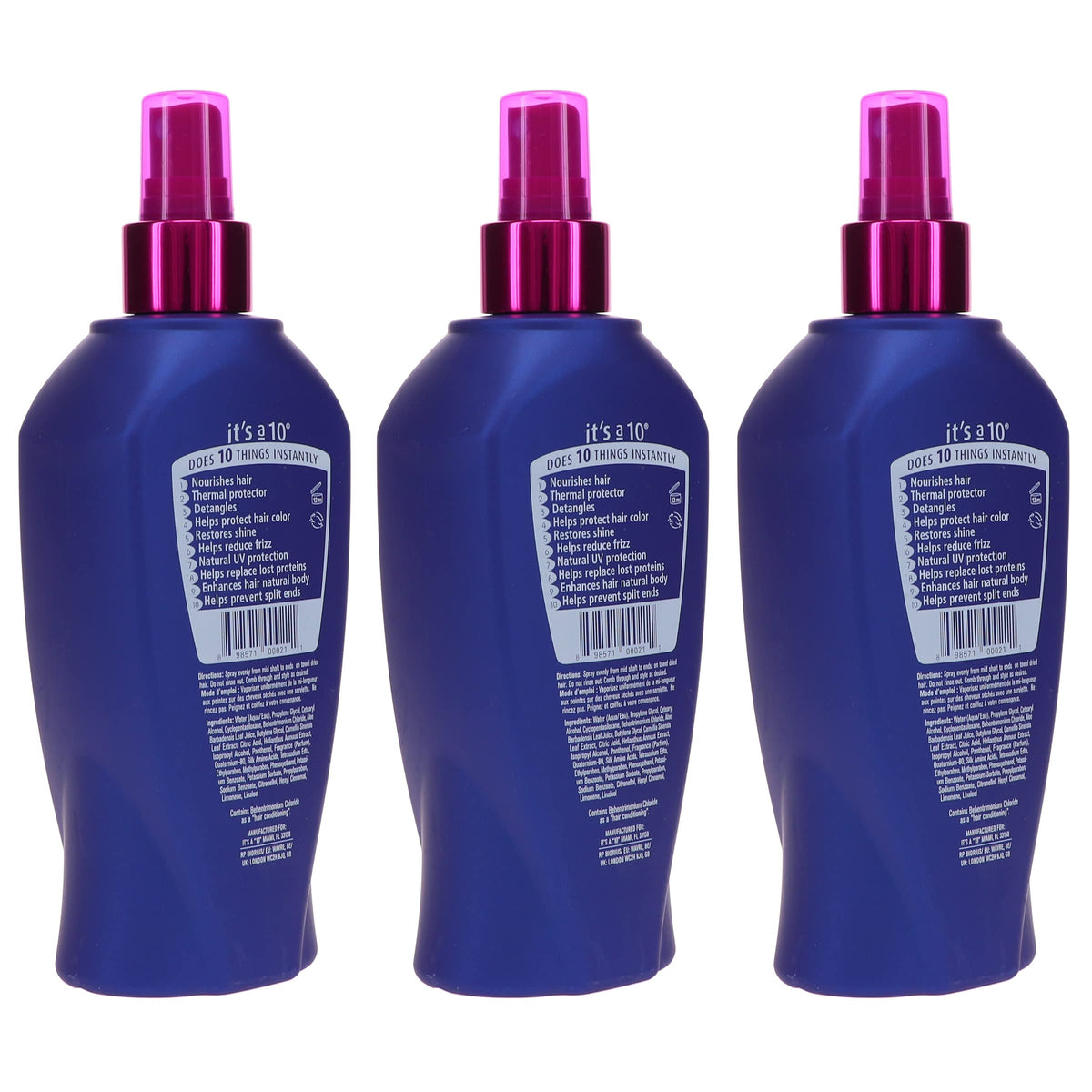 It's a 10 texture pump-out illustrating lightweight formula for quick absorption