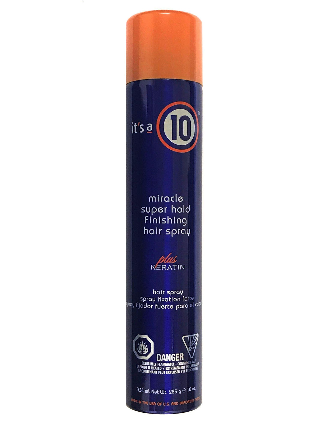 It's a 10 front packaging showing label and 10 oz size with product benefits