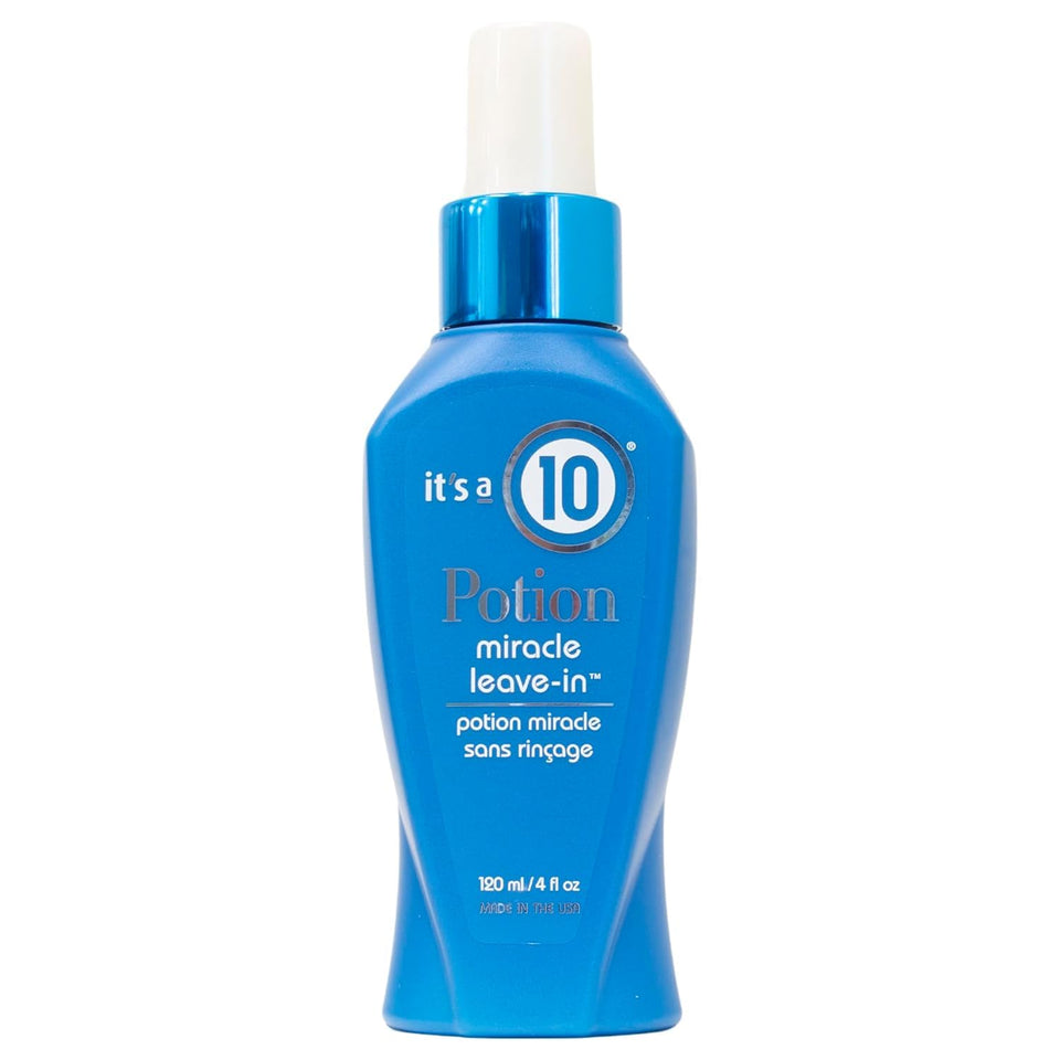 It's A 10 bottle front view showing label and size, clear benefit: repair and shine