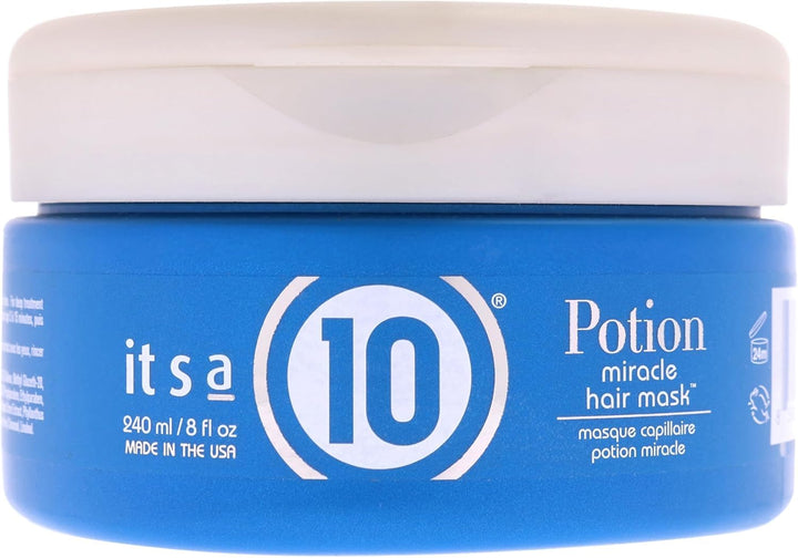 It's A 10 front label showing product jar and nourishing benefits