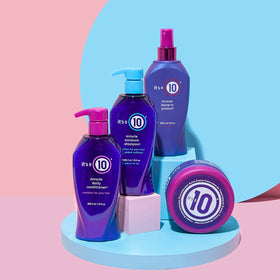 It's A 10 shampoo texture pouring to show creamy hydration