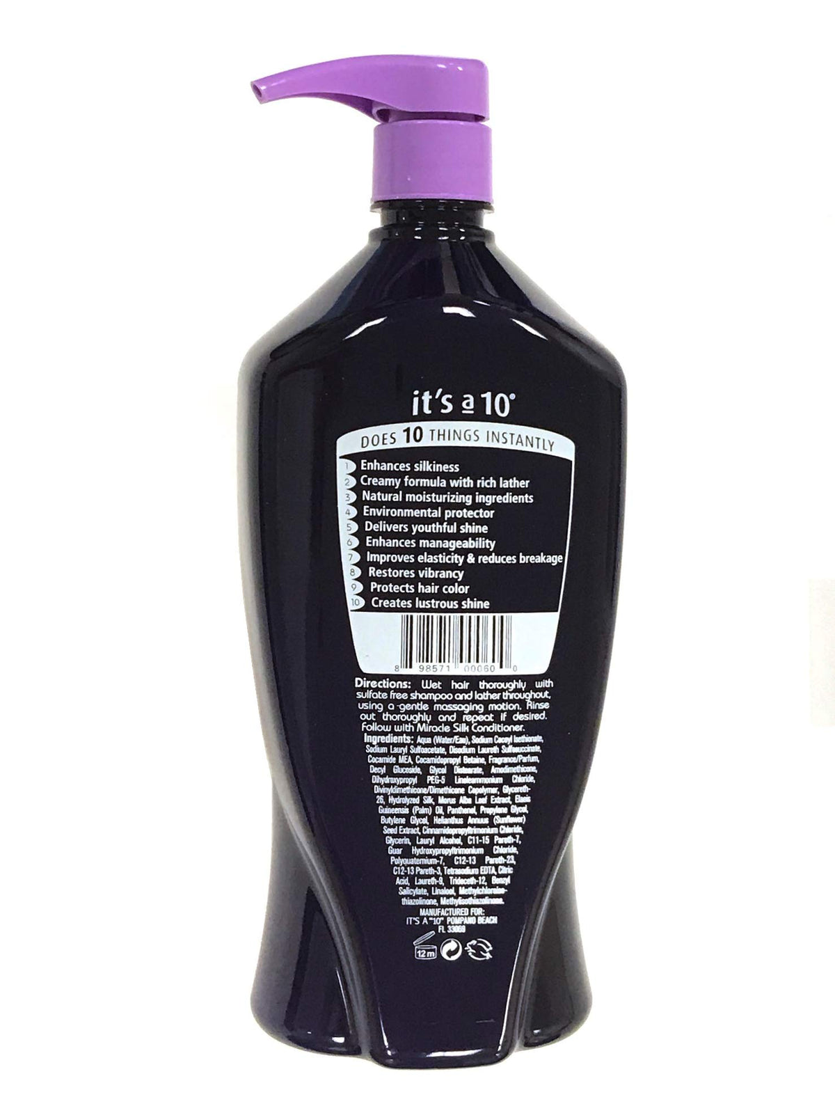 It's A 10 creamy lather closeup on hair demonstrating silky slip and easier detangling