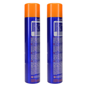It's a 10 fine mist spray texture on hair showing lightweight, non-stiff finish