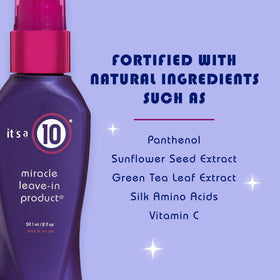 It's a 10 texture dispense on hand highlighting silky formula for easy detangling and slip