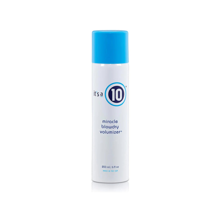 It's a 10 front packaging showing the two 6 oz volumizer bottles for travel convenience
