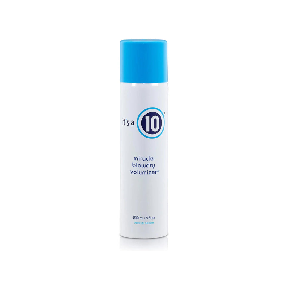 It's a 10 front packaging showing the two 6 oz volumizer bottles for travel convenience