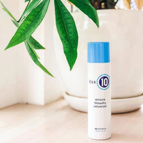It's a 10 applied during a blowdry creating visible root lift and smoother hair finish